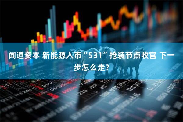 闻道资本 新能源入市“531”抢装节点收官 下一步怎么走？
