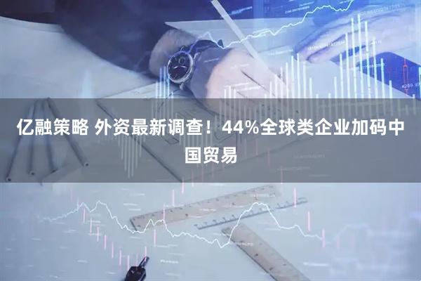 亿融策略 外资最新调查！44%全球类企业加码中国贸易