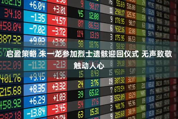 启盈策略 朱一龙参加烈士遗骸迎回仪式 无声致敬触动人心